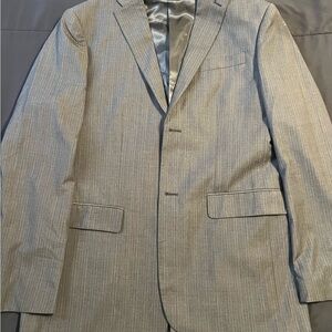 Perry Ellis Gray 3 Piece Suit 42R